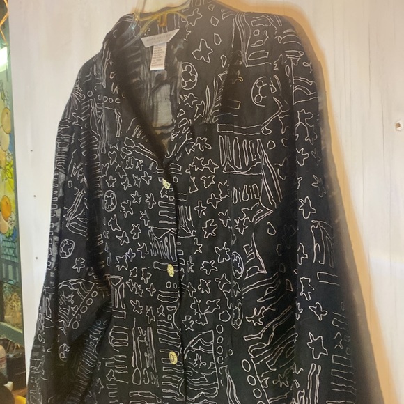 Napa Valley Woman New Gorgeous Slightly Sheer & So soft 24W Posh Buttons - Picture 5 of 9